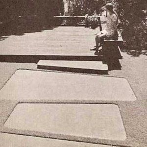 How To Build Walks Walls Patio Floors 1973 MID CENTURY modern landscape design